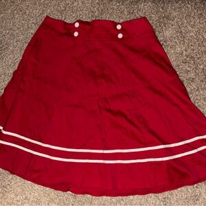 Torrid Red Nautical Skirt